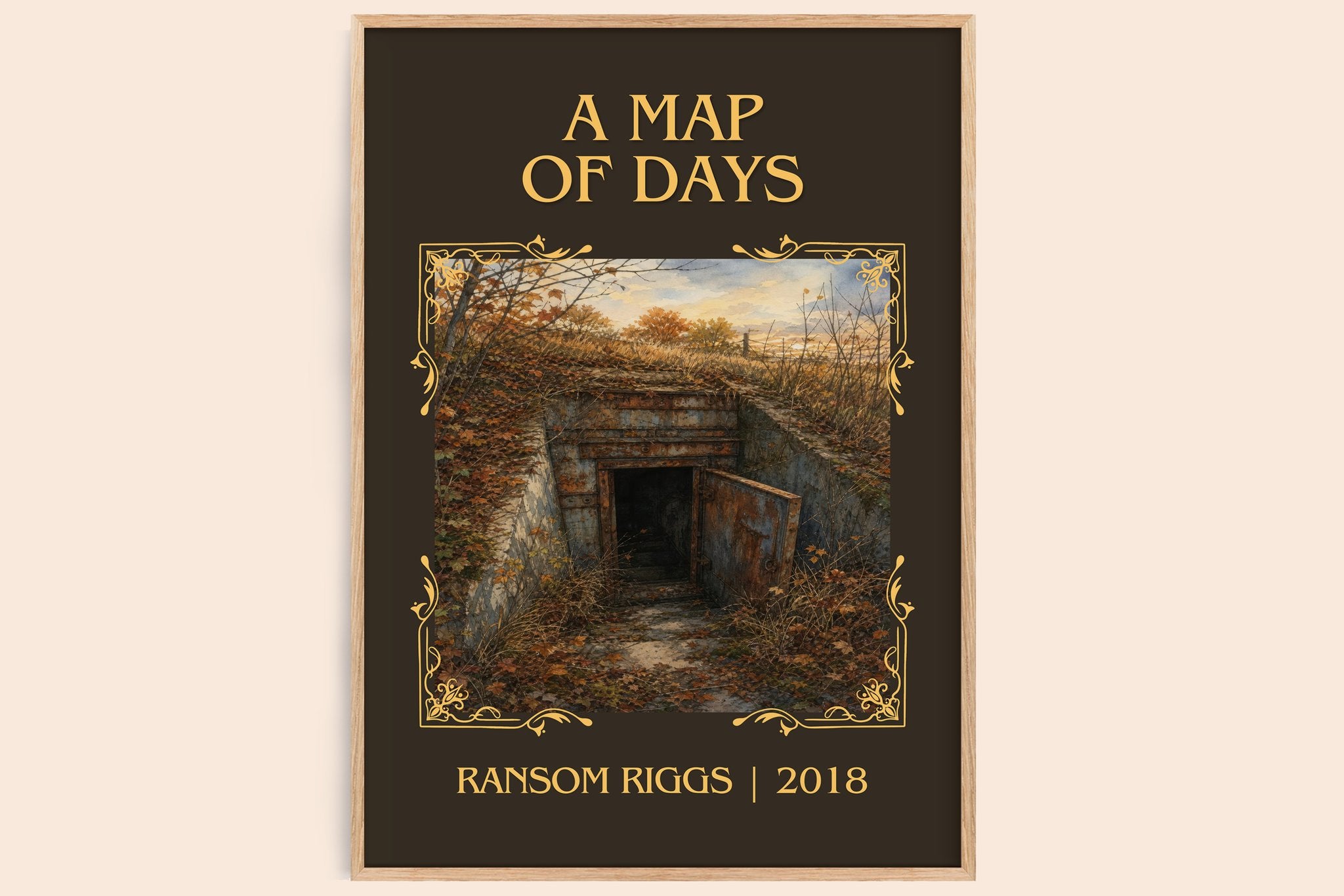 A Map of Days Classic Book Art Print by Ransom Riggs
