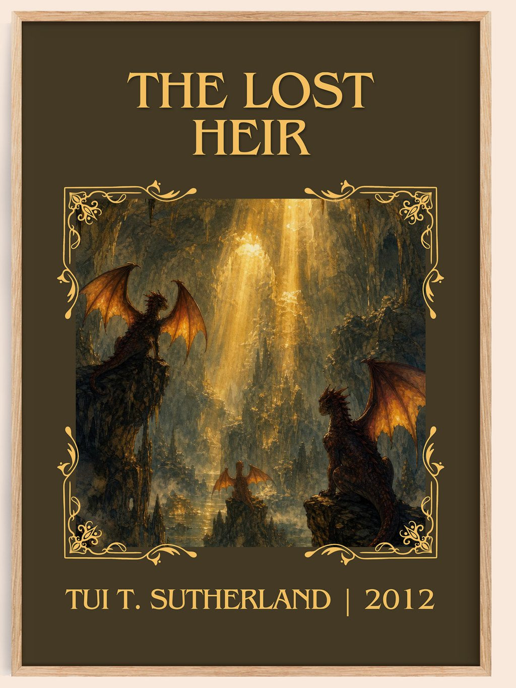 The Lost Heir Classic Book Art Print by Tui T. Sutherland – book poster