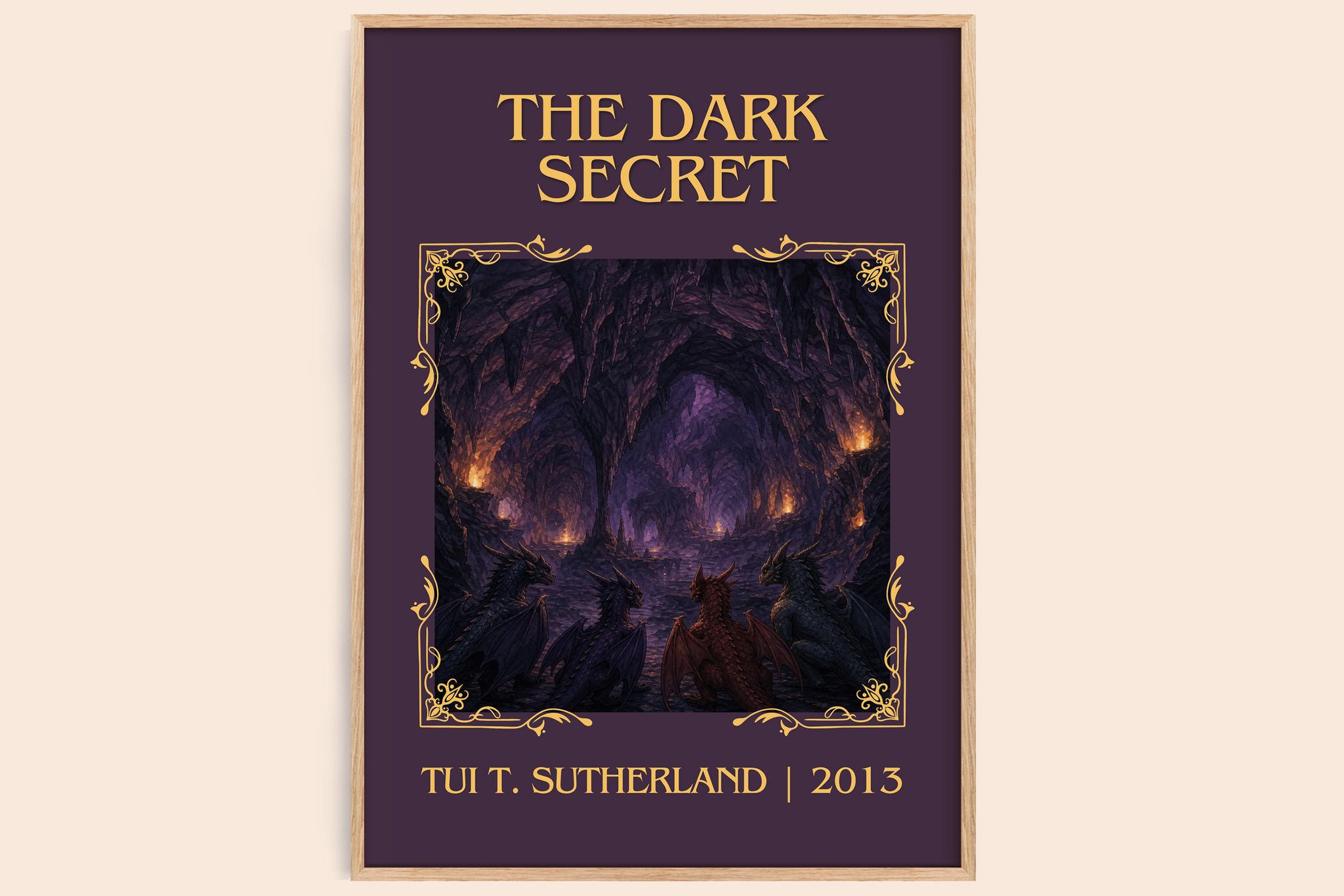 The Dark Secret Classic Book Art Print by Tui T. Sutherland