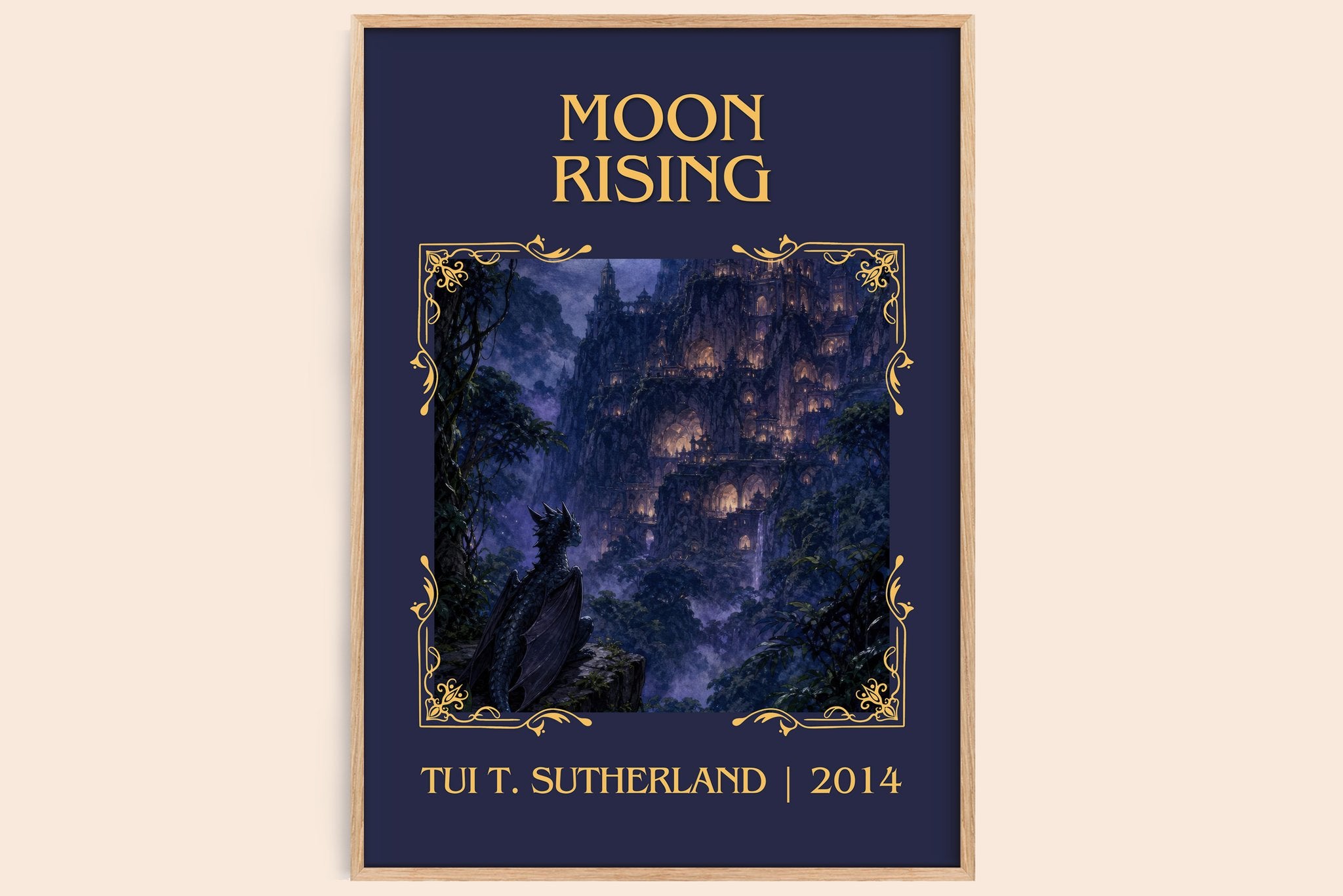 Moon Rising Classic Book Art Print by Tui T. Sutherland