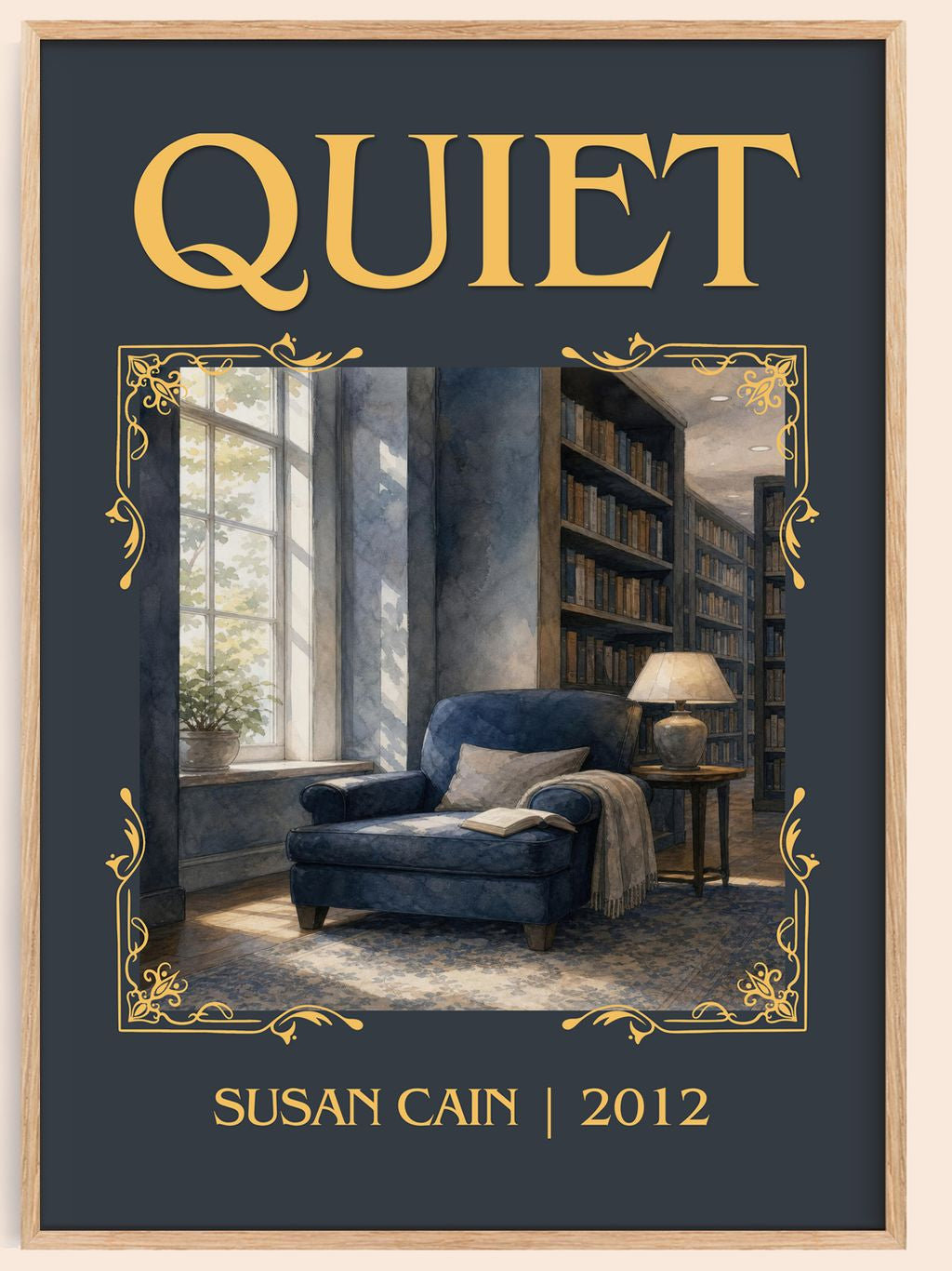 Quiet Classic Book Art Print by Susan Cain – book poster