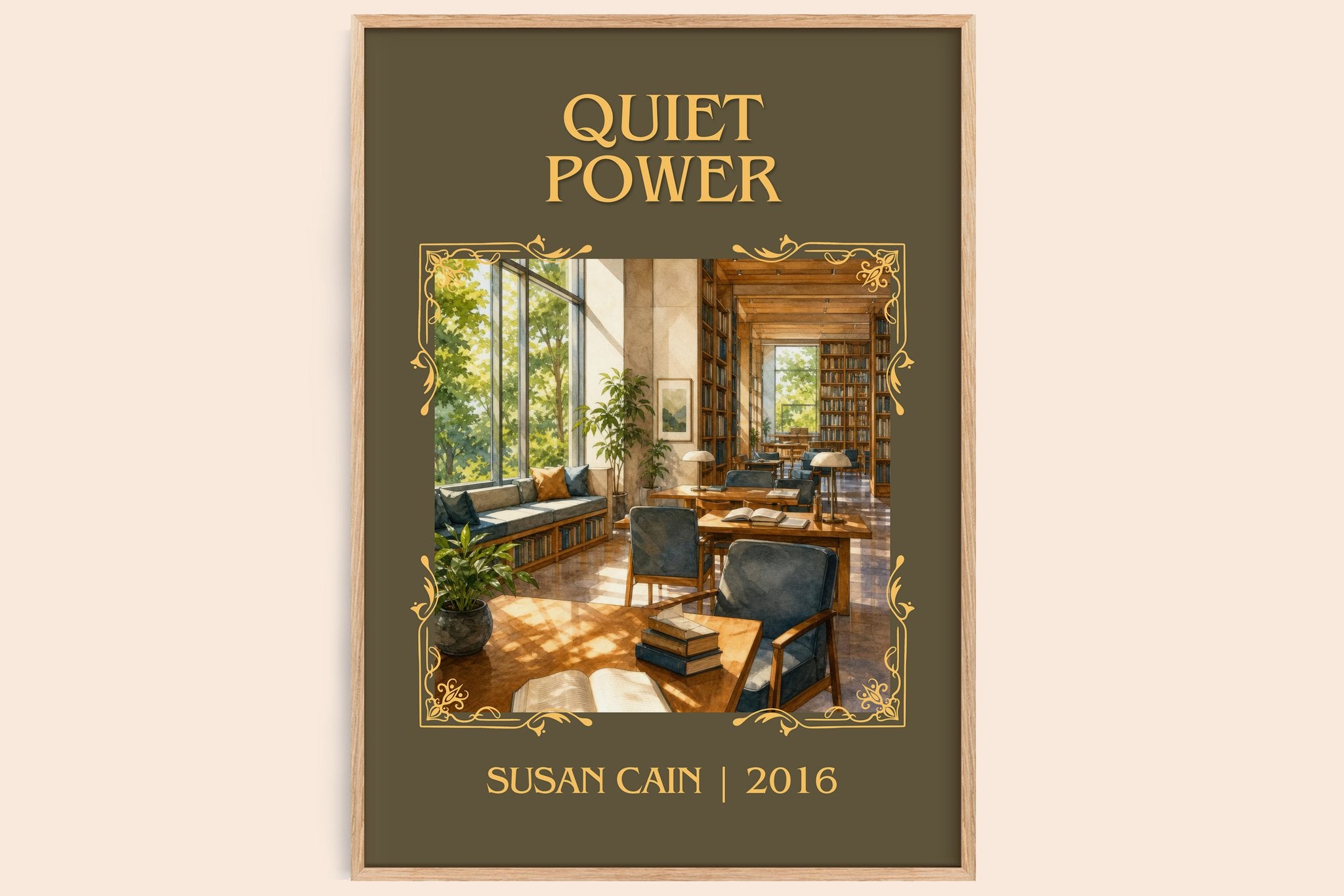 Quiet power Classic Book Art Print by Susan Cain