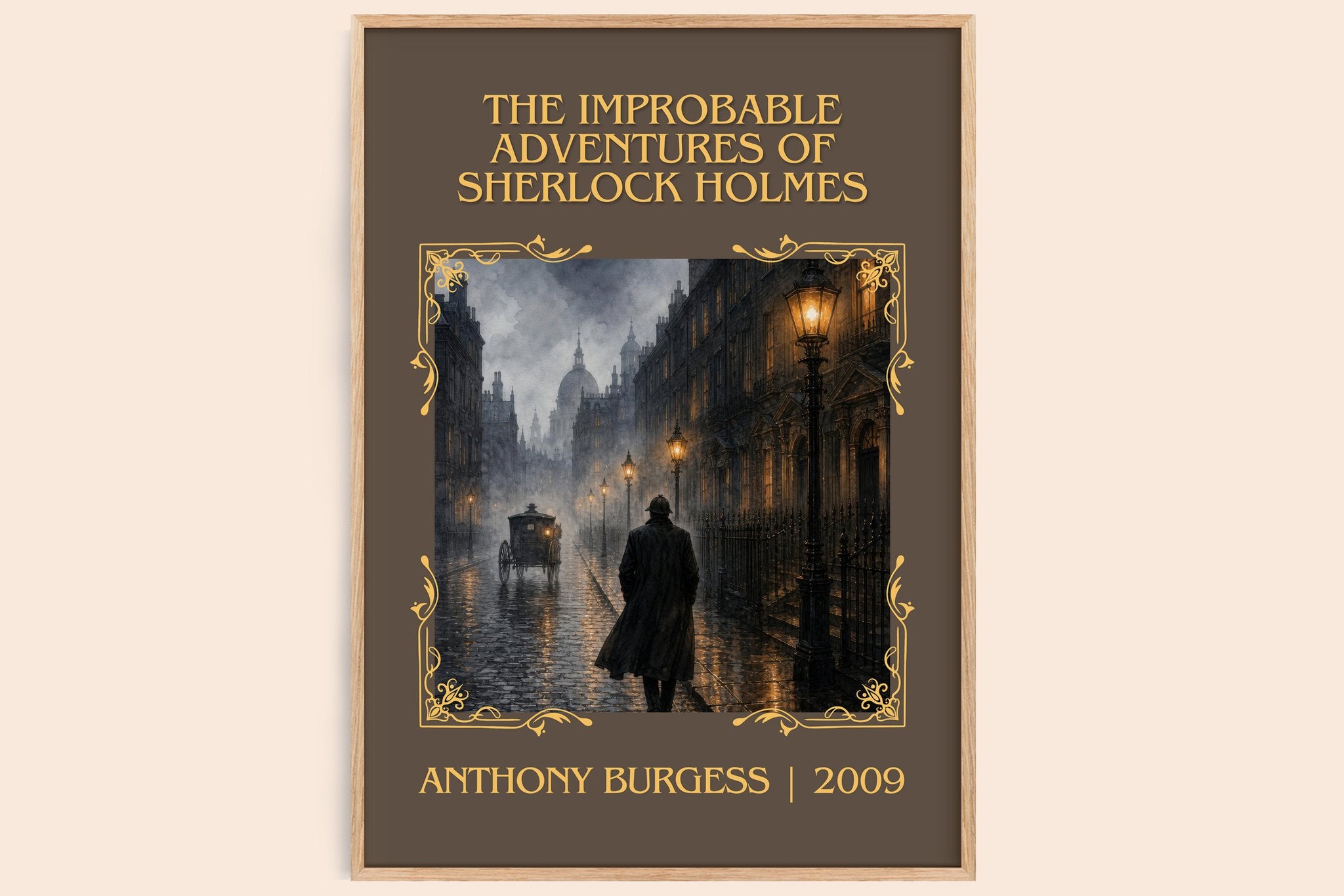 The Improbable Adventures of Sherlock Holmes Classic Book Art Print by Anthony Burgess