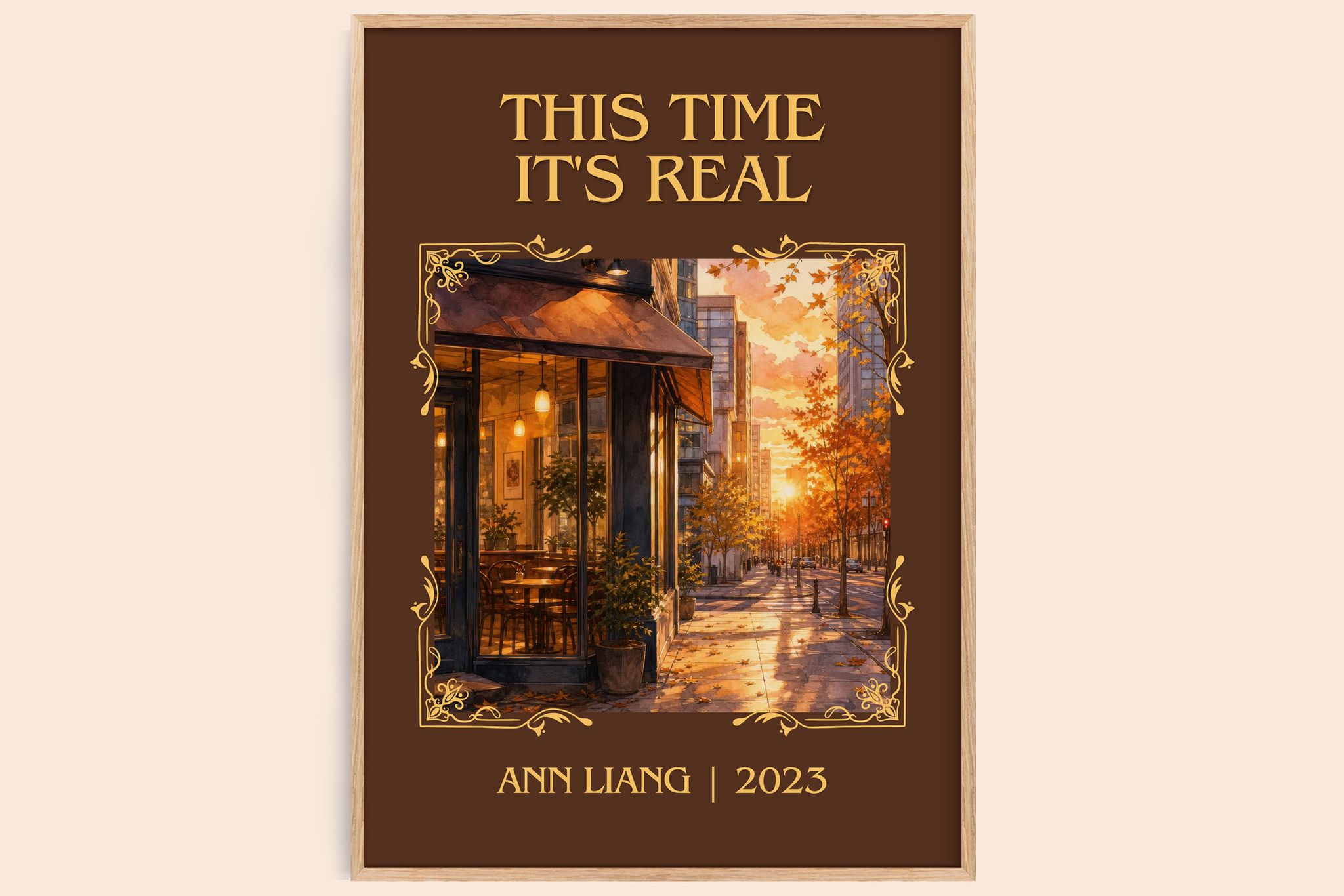 This Time It's Real Classic Book Art Print by Ann Liang