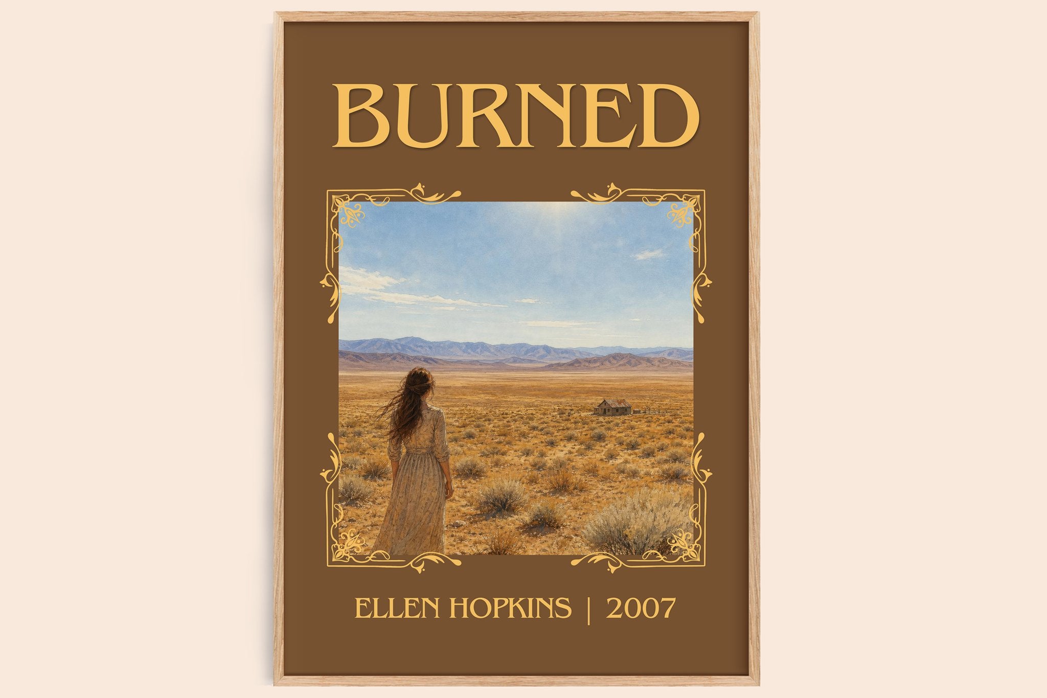 Burned Classic Book Art Print by Ellen Hopkins