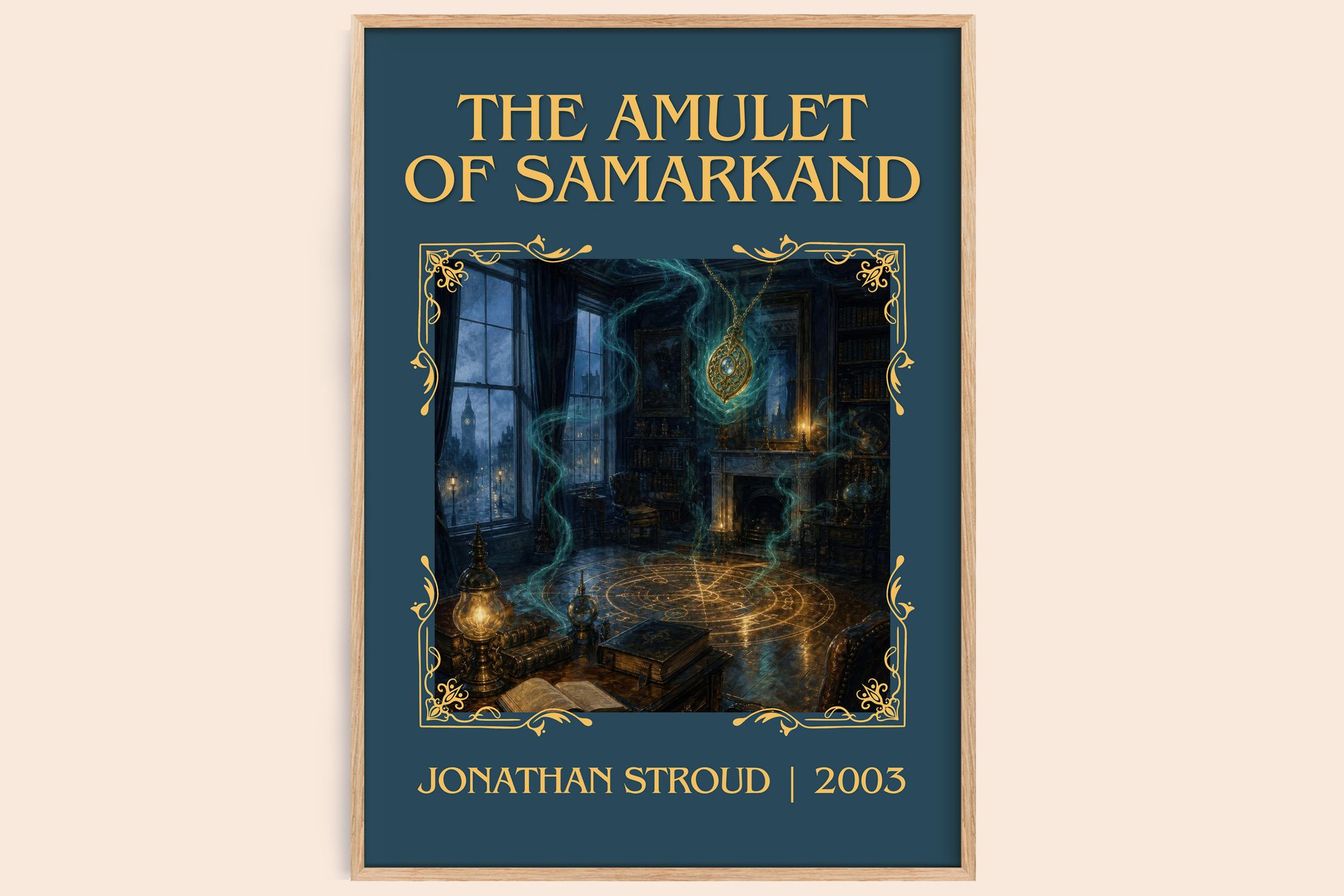 The Amulet of Samarkand Classic Book Art Print by Jonathan Stroud