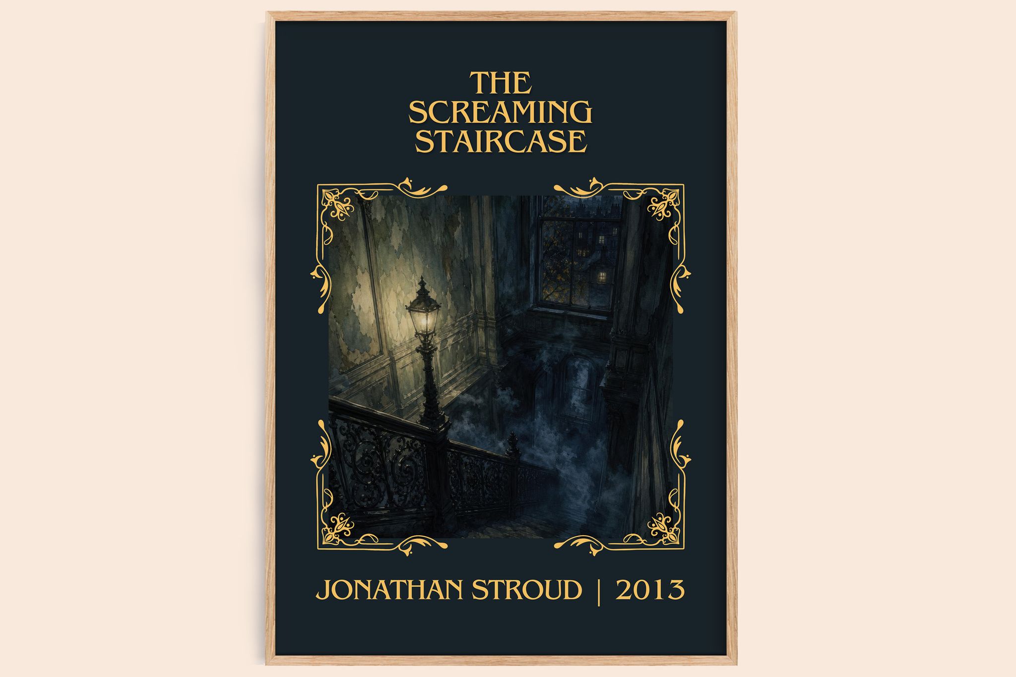 The Screaming Staircase Classic Book Art Print by Jonathan Stroud