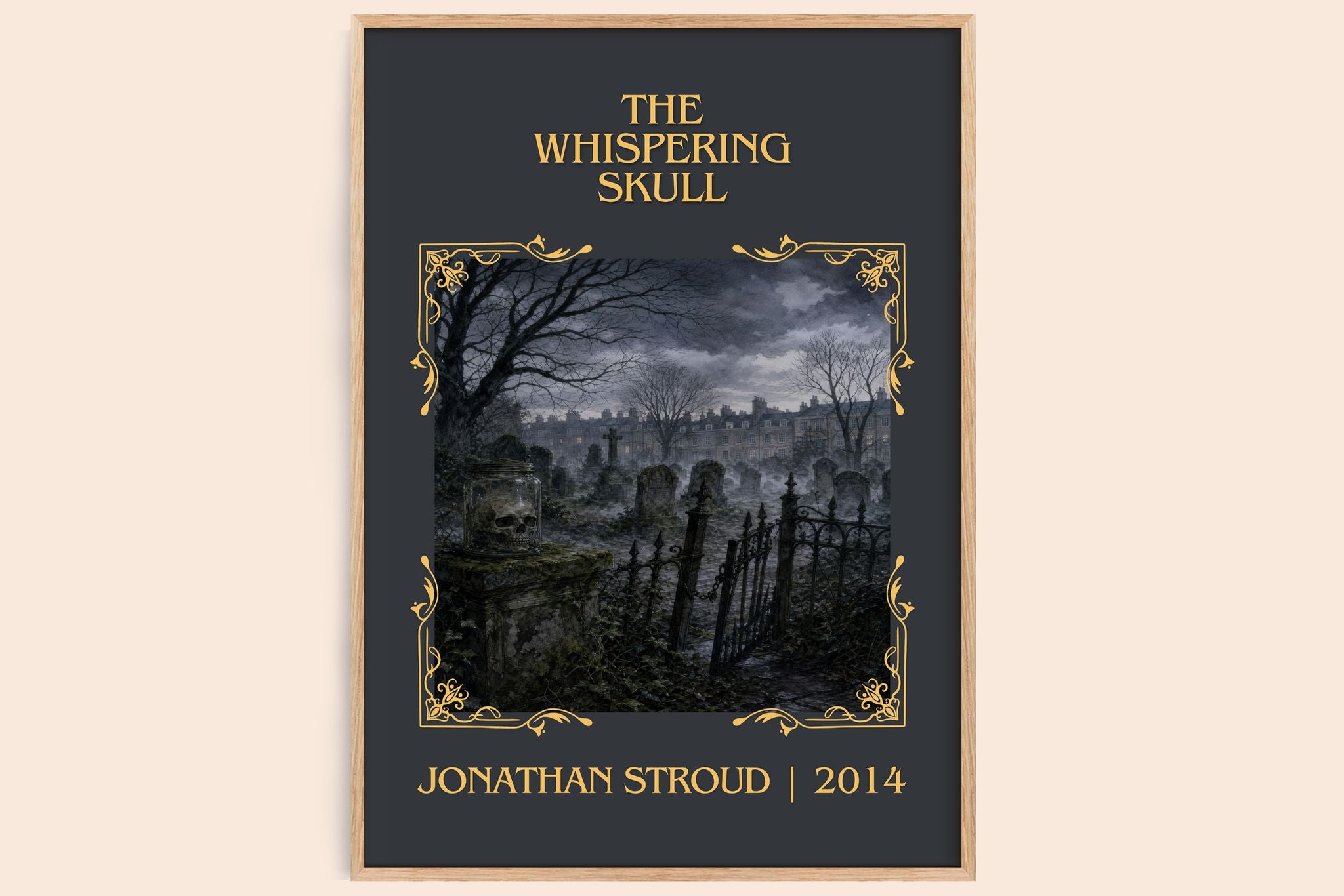 The Whispering Skull Classic Book Art Print by Jonathan Stroud