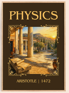 Physics Classic Book Art Print by Aristotle – image 1