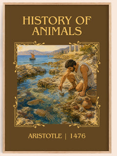 History of Animals Classic Book Art Print by Aristotle – book poster