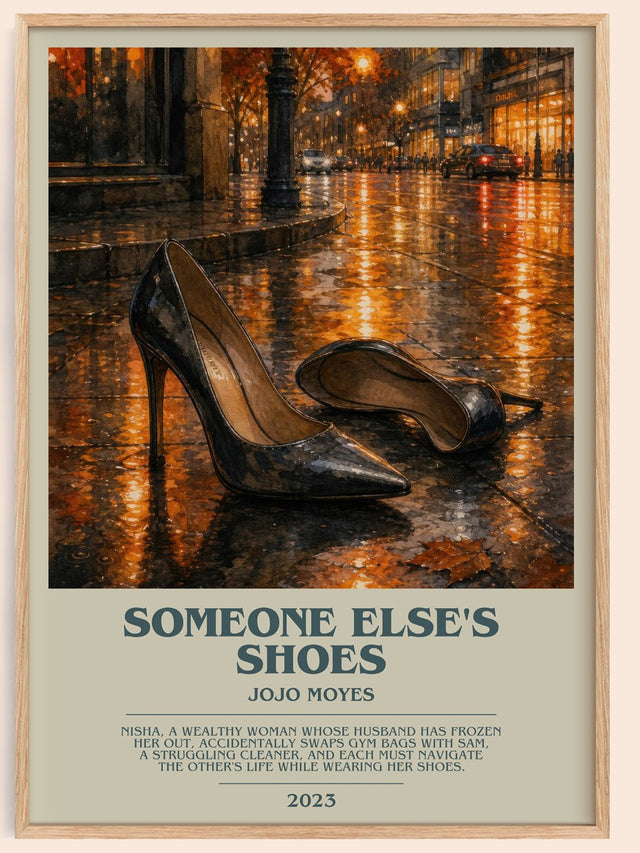 Someone Else'S Shoes Bookish Wall Art by Jojo Moyes