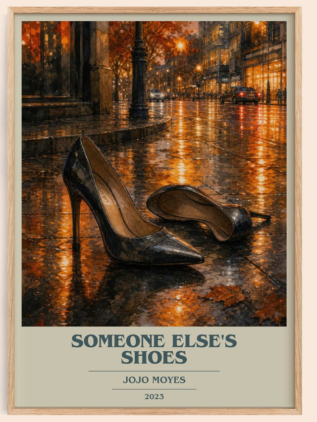 Someone Else'S Shoes Book Cover Poster by Jojo Moyes