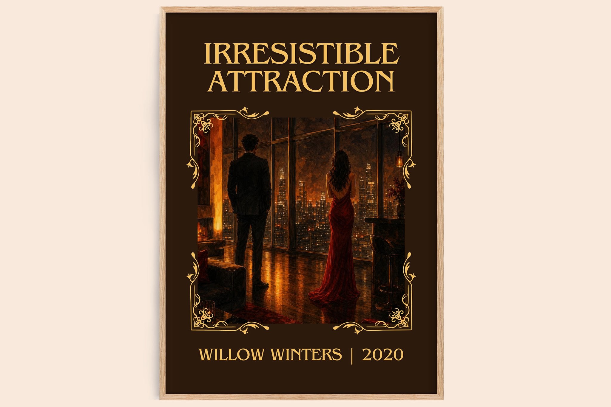 Irresistible Attraction Classic Book Art Print by Willow Winters