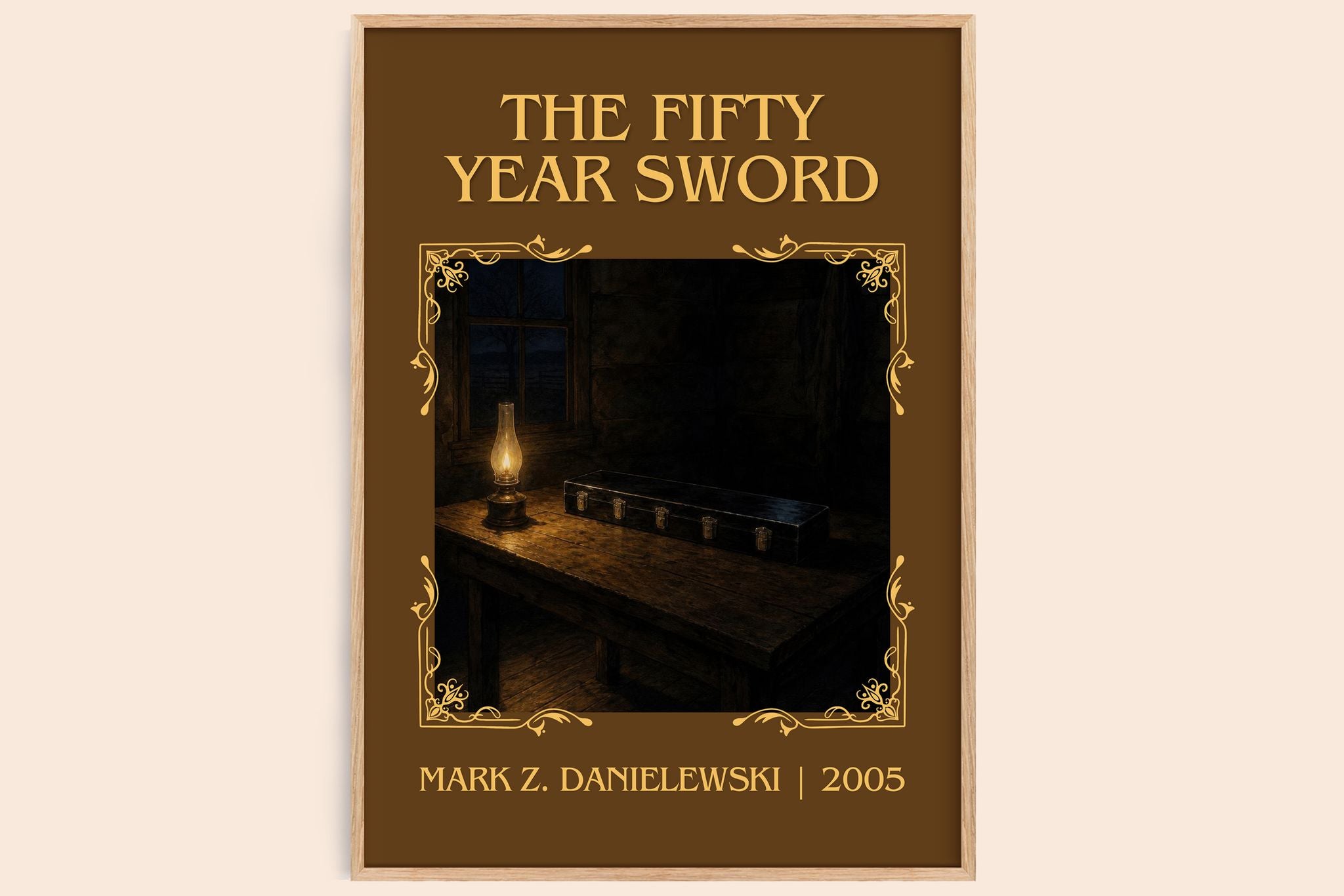 The fifty year sword Classic Book Art Print by Mark Z. Danielewski