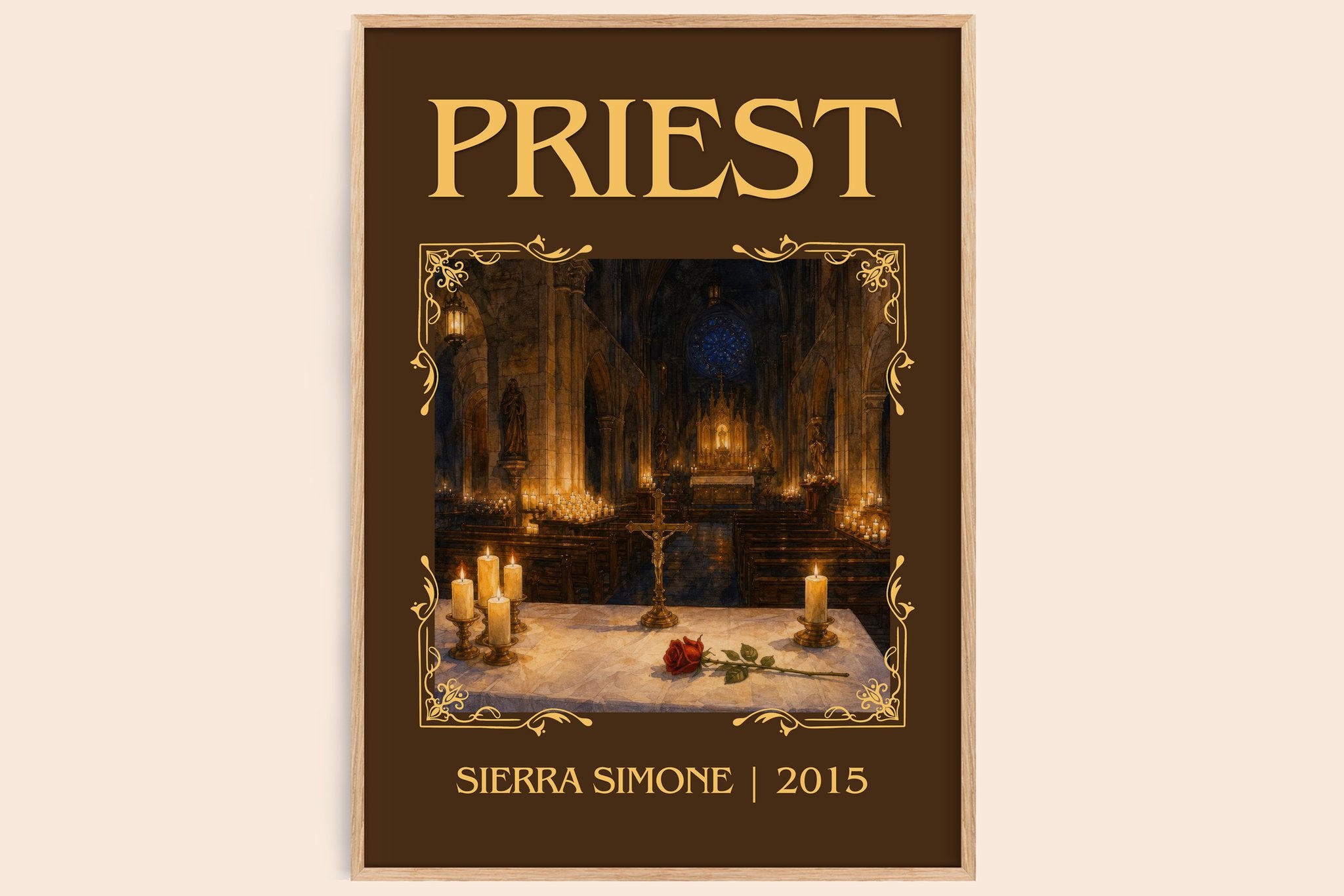 Priest Classic Book Art Print by Sierra Simone