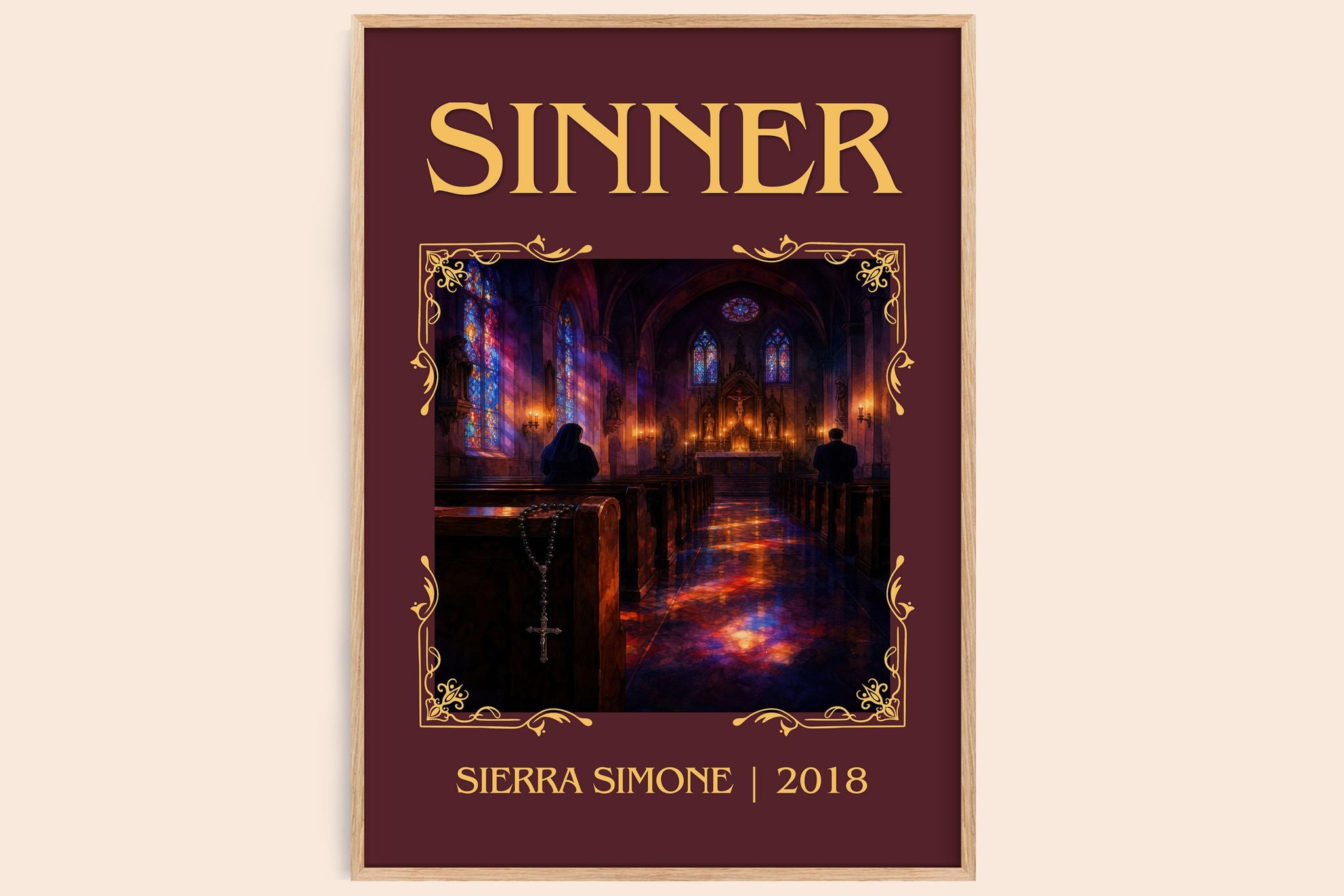 Sinner Classic Book Art Print by Sierra Simone