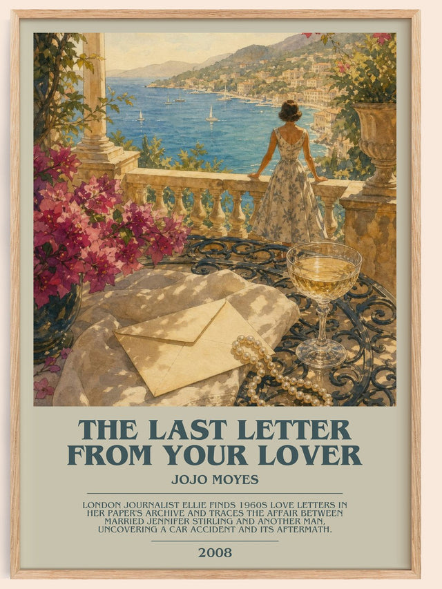 The Last Letter From Your Lover Bookish Wall Art by Jojo Moyes