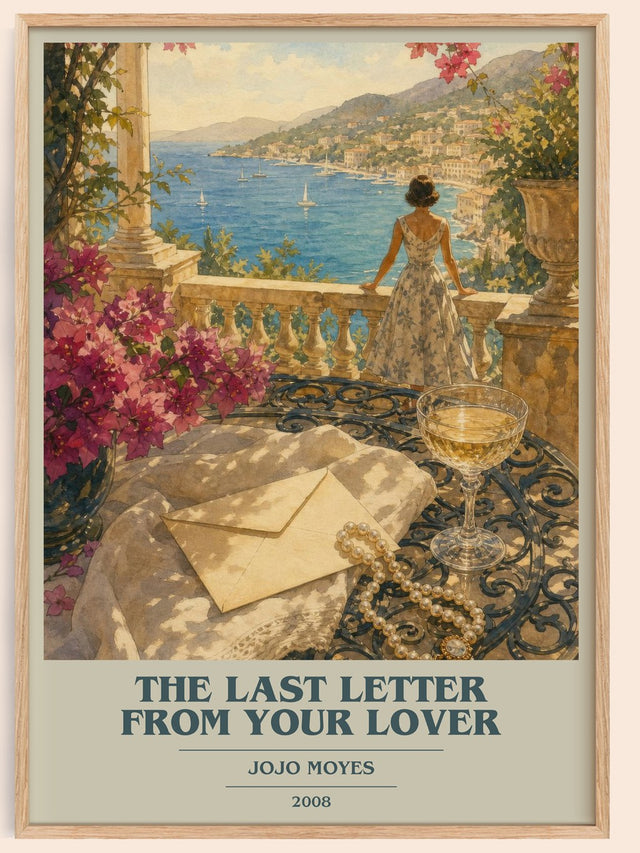 The Last Letter From Your Lover Book Cover Poster by Jojo Moyes