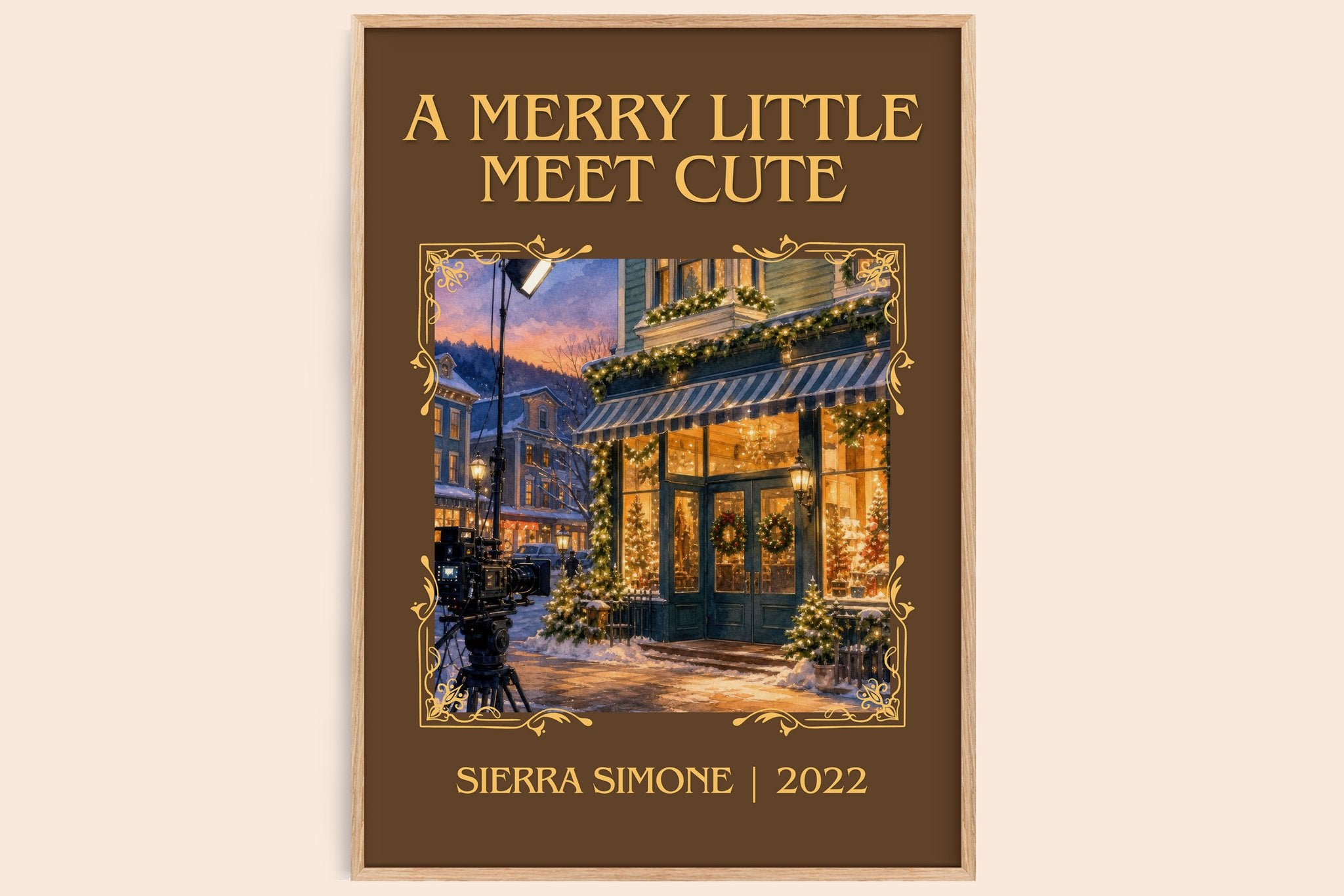 A Merry Little Meet Cute Classic Book Art Print by Sierra Simone