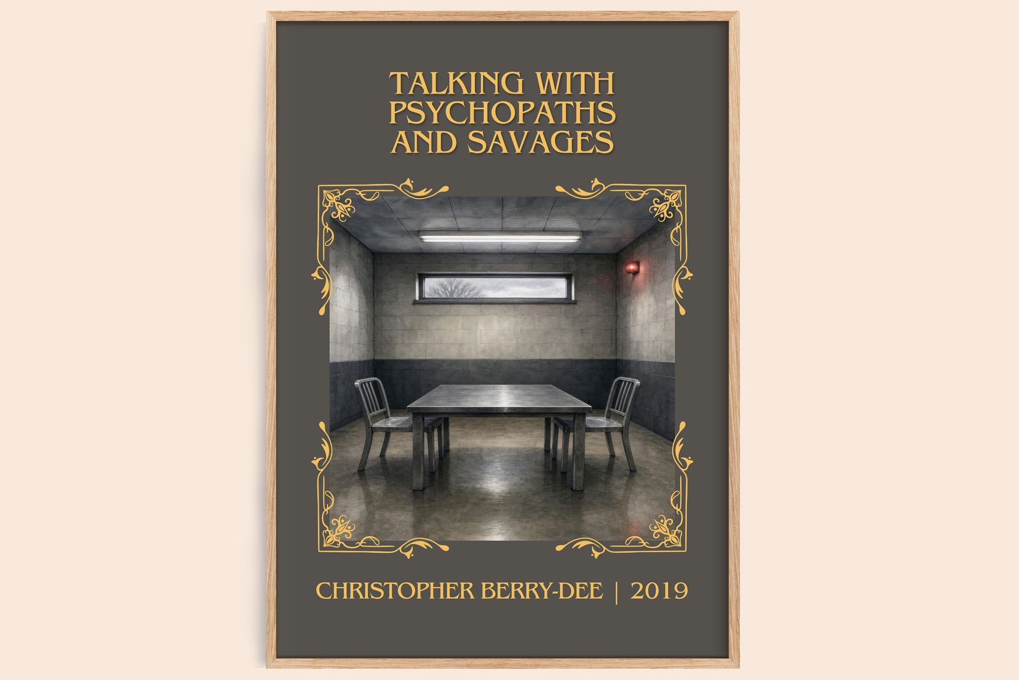 Talking With Psychopaths and Savages Classic Book Art Print by Christopher Berry-Dee