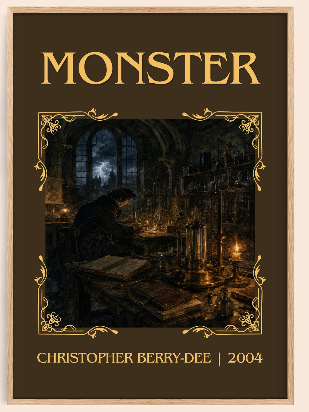 Monster Classic Book Art Print by Christopher Berry-Dee – book poster