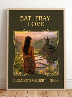 Eat, Pray, Love Classic Book Art Print by Elizabeth Gilbert – image 2