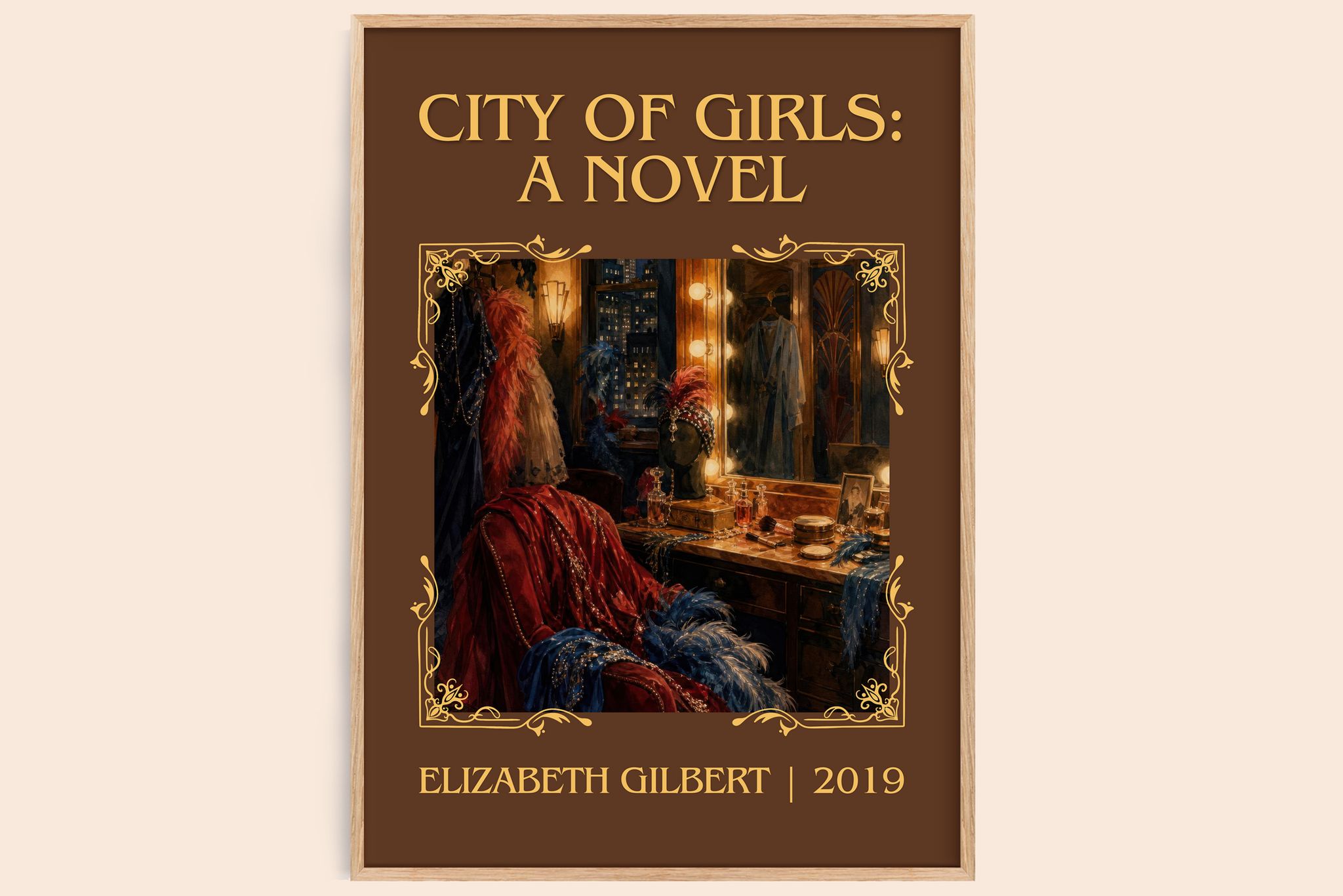 City of Girls: A Novel Classic Book Art Print by Elizabeth Gilbert
