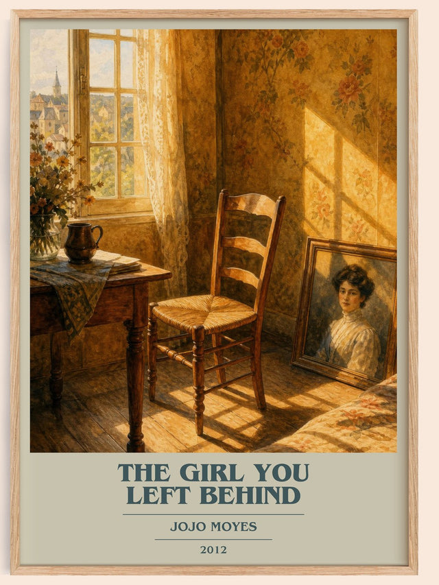 The Girl You Left Behind Book Cover Poster by Jojo Moyes