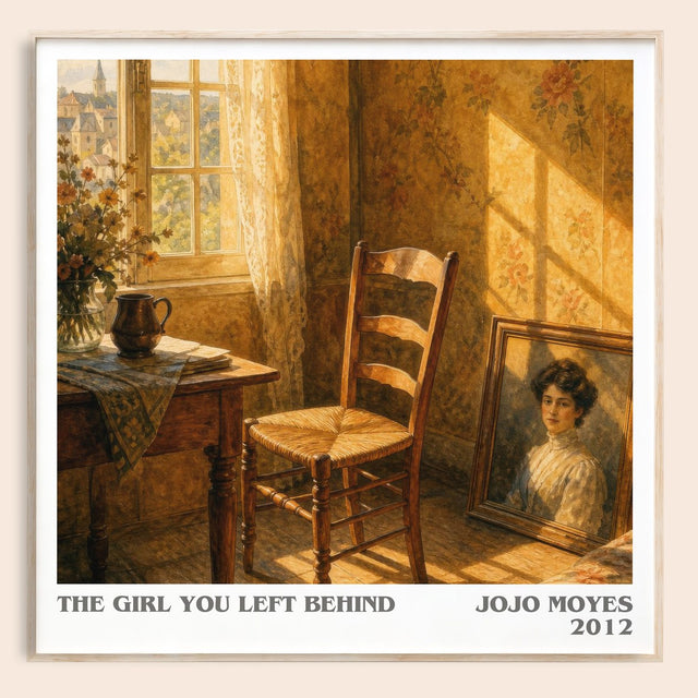The Girl You Left Behind Literary Art Print by Jojo Moyes