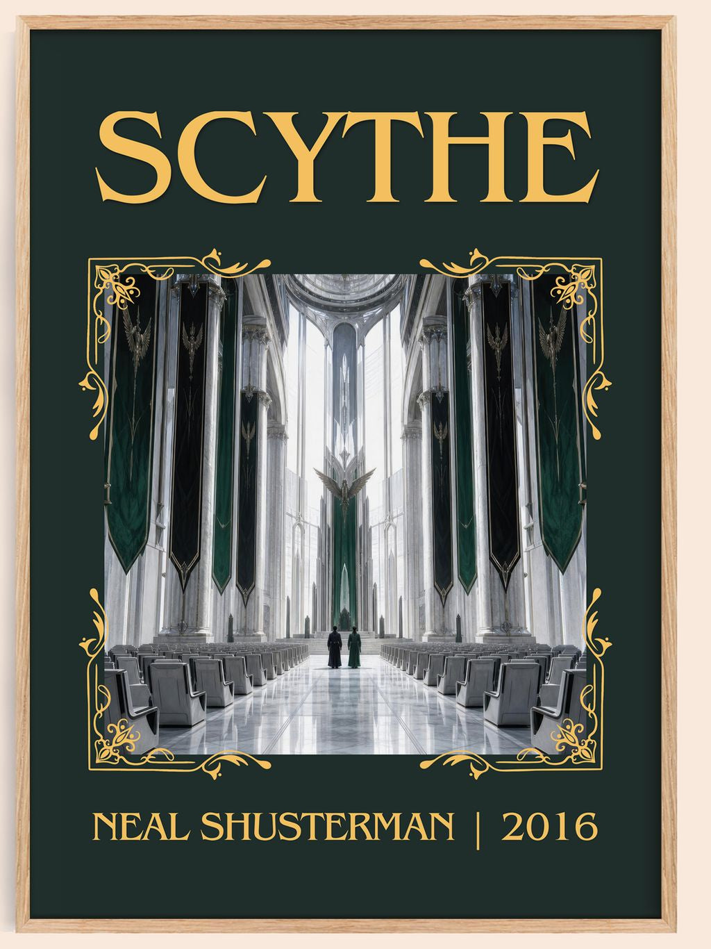 Scythe Classic Book Art Print by Neal Shusterman – book poster