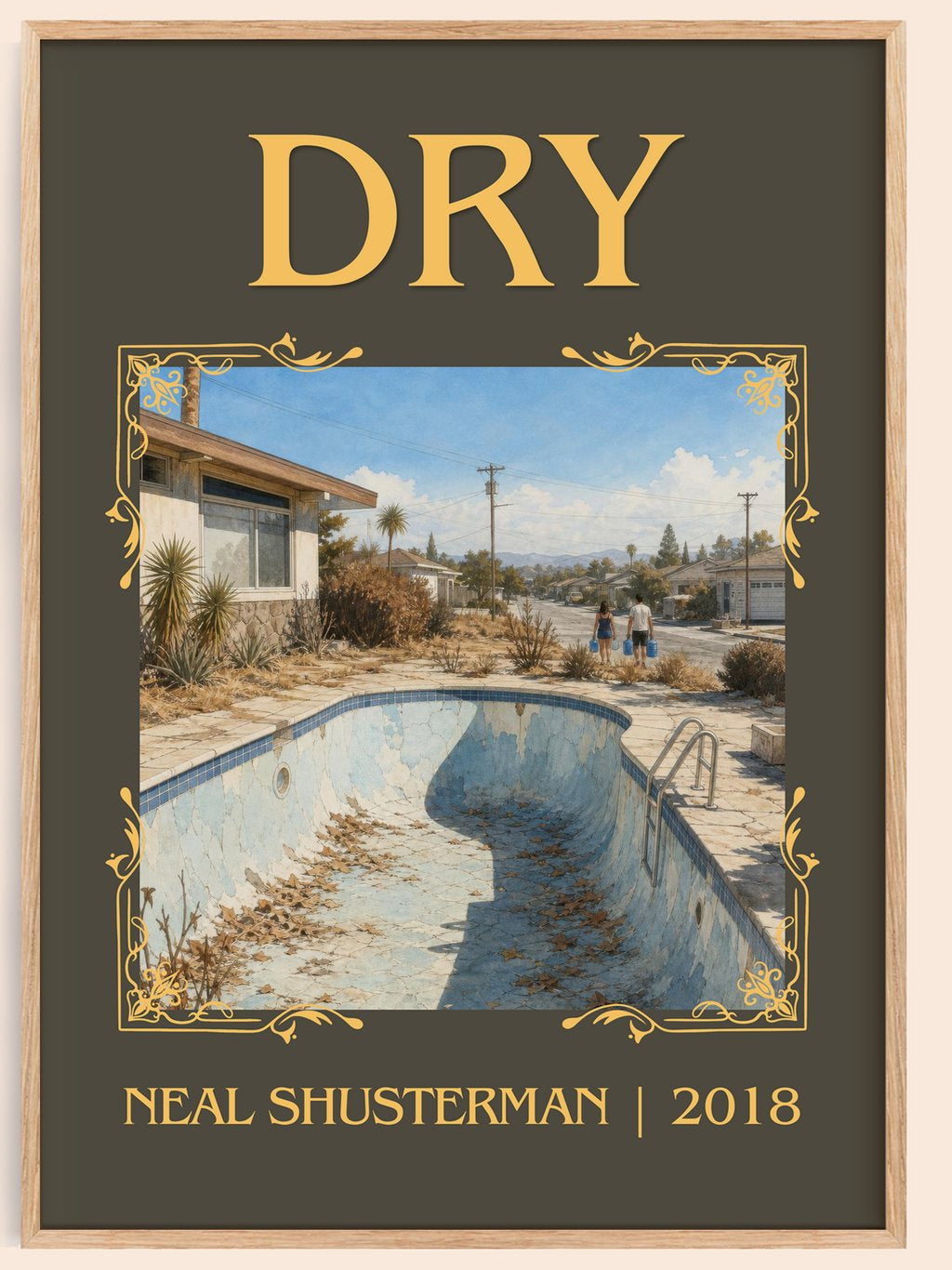Dry Classic Book Art Print by Neal Shusterman – book poster
