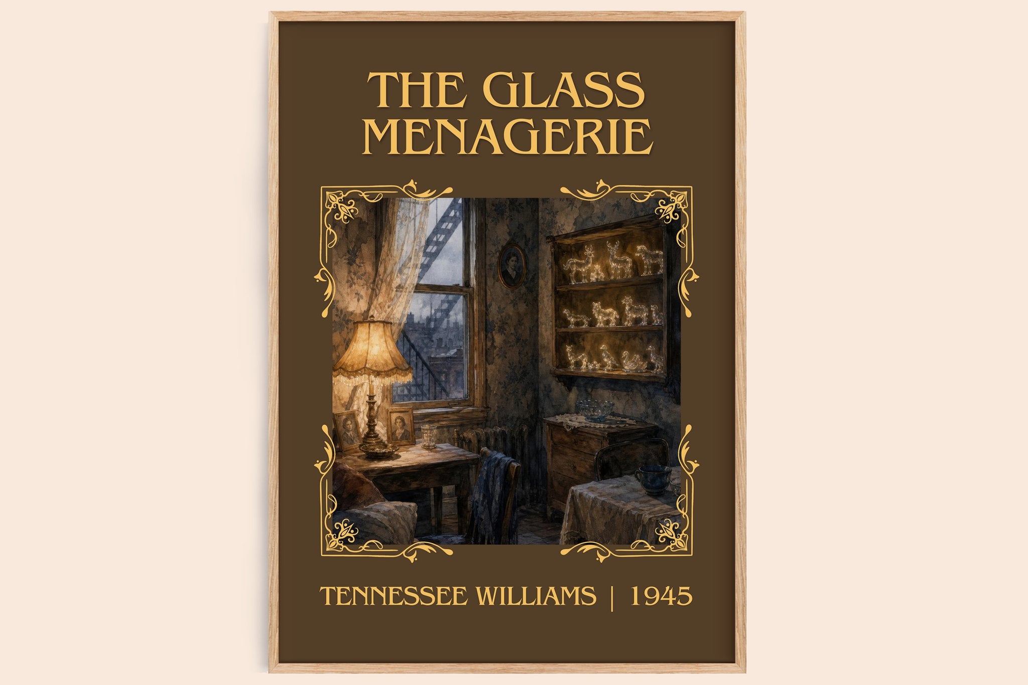 The Glass Menagerie Classic Book Art Print by Tennessee Williams