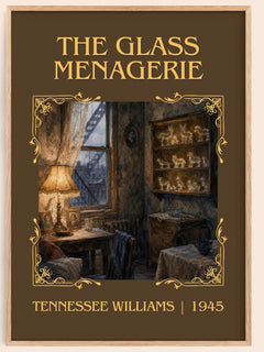The Glass Menagerie Classic Book Art Print by Tennessee Williams – book poster