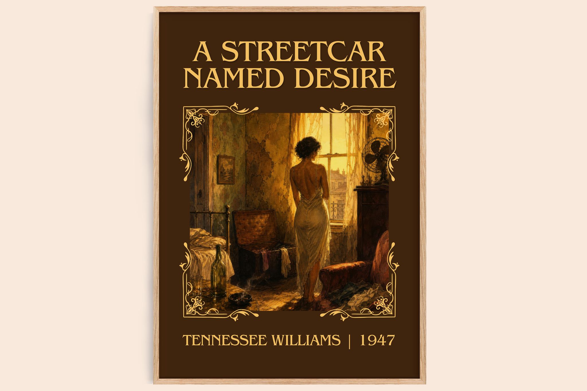 A Streetcar Named Desire Classic Book Art Print by Tennessee Williams