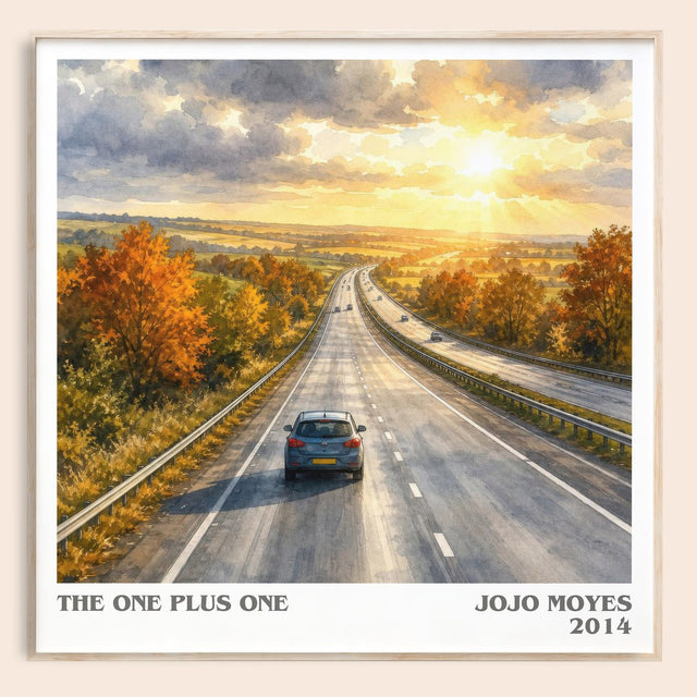 The One Plus One Literary Art Print by Jojo Moyes