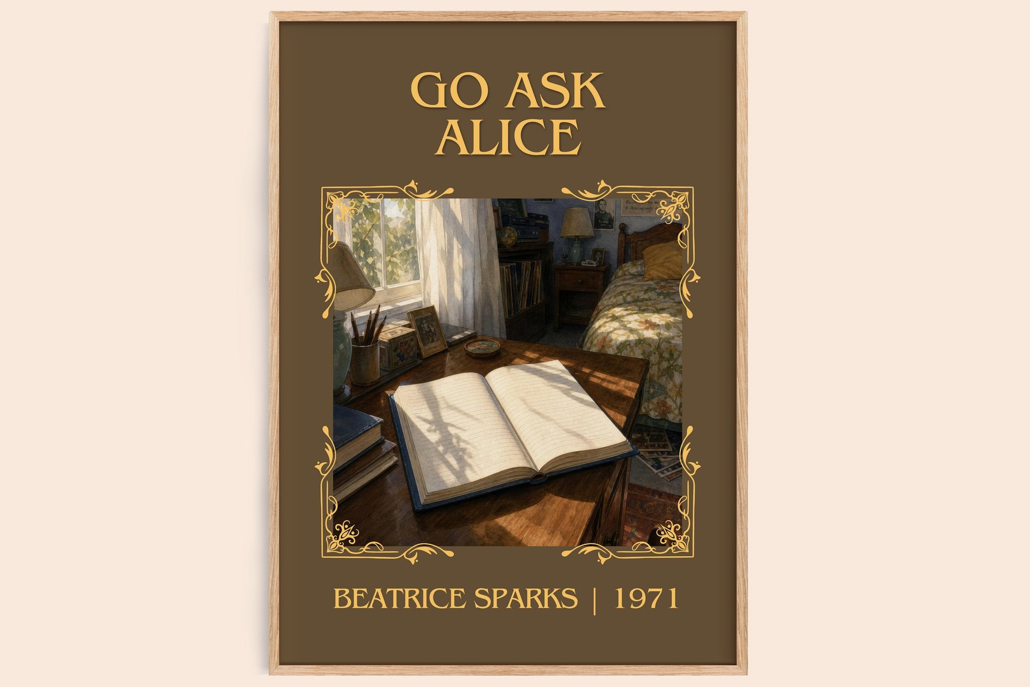 Go Ask Alice Classic Book Art Print by Beatrice Sparks