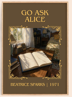 Go Ask Alice Classic Book Art Print by Beatrice Sparks – book poster