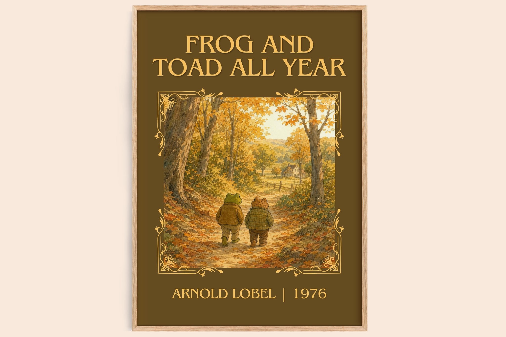 Frog and Toad All Year Classic Book Art Print by Arnold Lobel