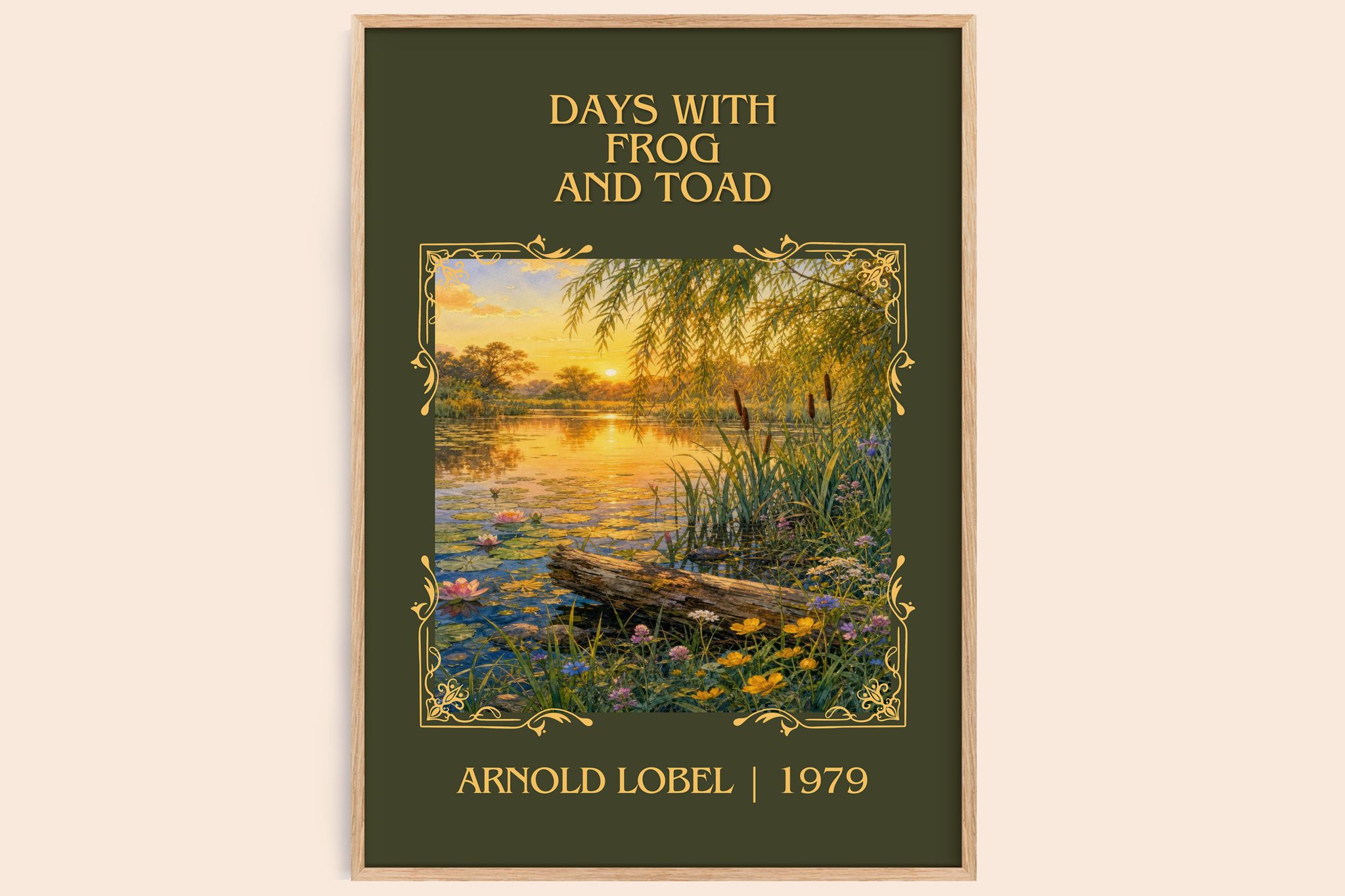 Days With Frog and Toad Classic Book Art Print by Arnold Lobel