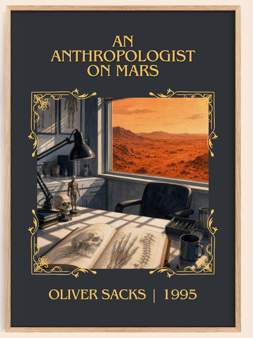 An Anthropologist on Mars Classic Book Art Print by Oliver Sacks – book poster