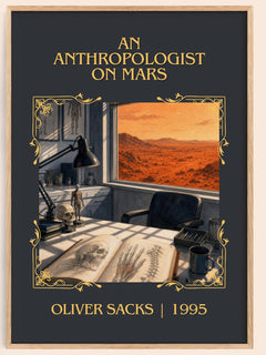 An Anthropologist on Mars Classic Book Art Print by Oliver Sacks – book poster