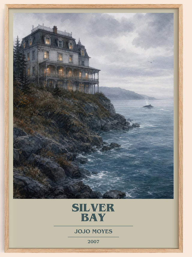 Silver Bay Book Cover Poster by Jojo Moyes