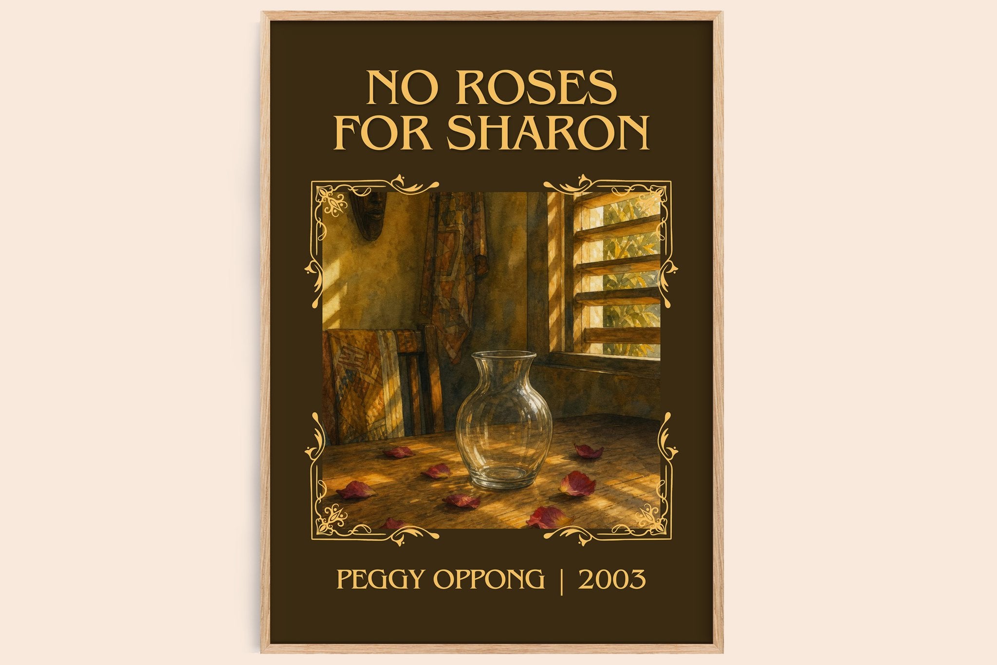 No Roses For Sharon Classic Book Art Print by Peggy Oppong