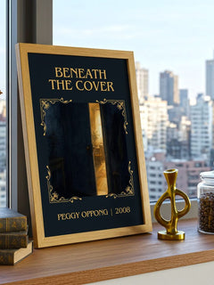 Beneath the cover Classic Book Art Print by Peggy Oppong – image 3