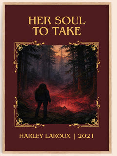 Her Soul to Take Classic Book Art Print by Harley Laroux – book poster