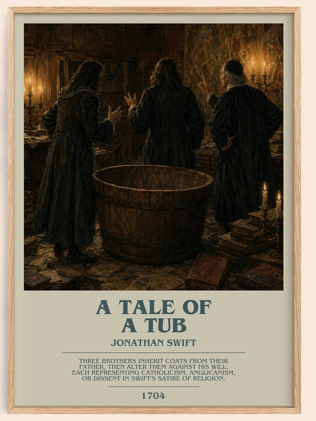 A Tale Of A Tub Bookish Wall Art by Jonathan Swift