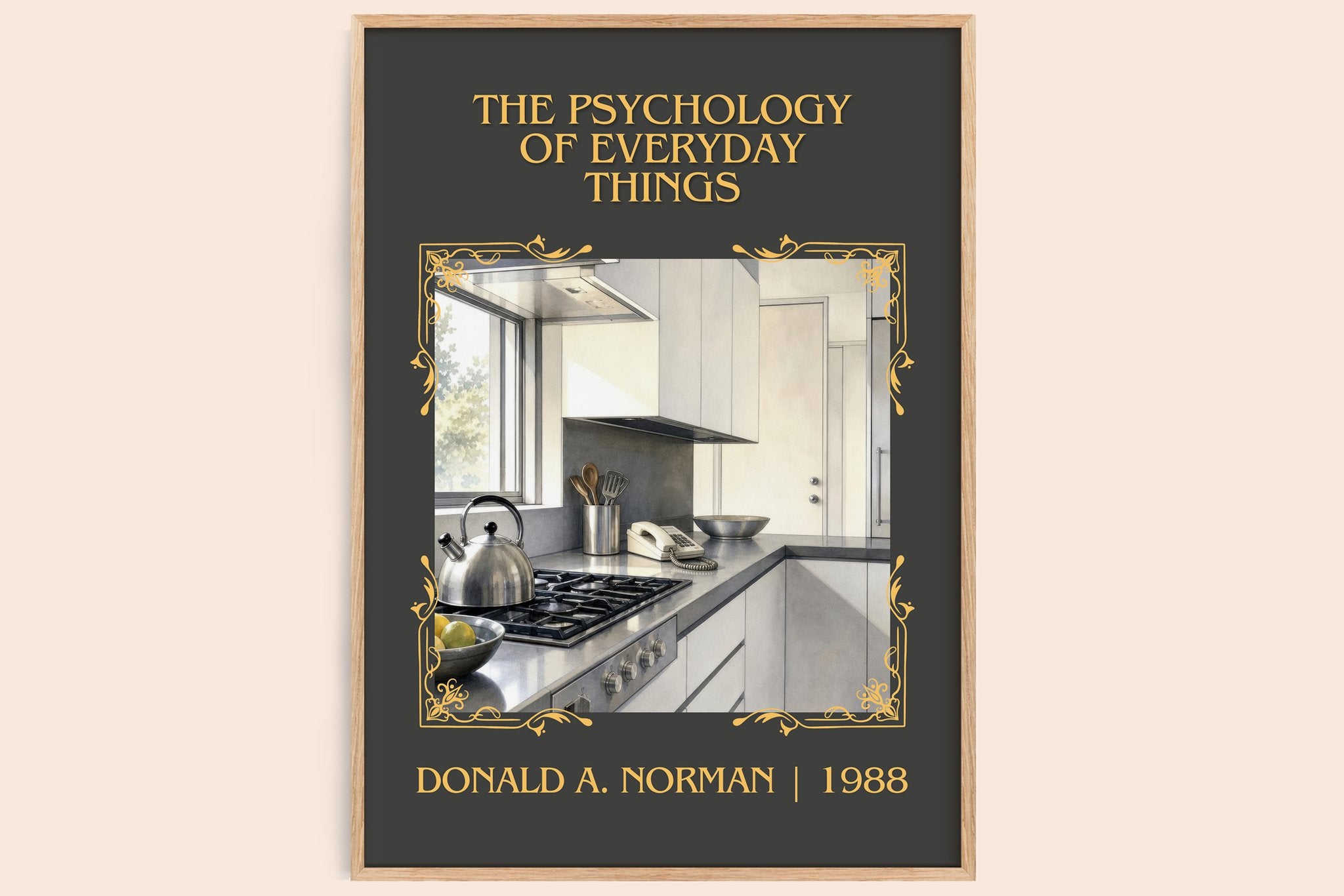 Psychology of Everyday Things Classic Book Art Print by D. Norman
