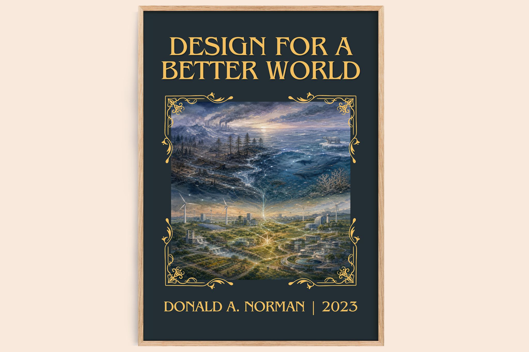 Design for a Better World Classic Book Art Print by Donald A. Norman