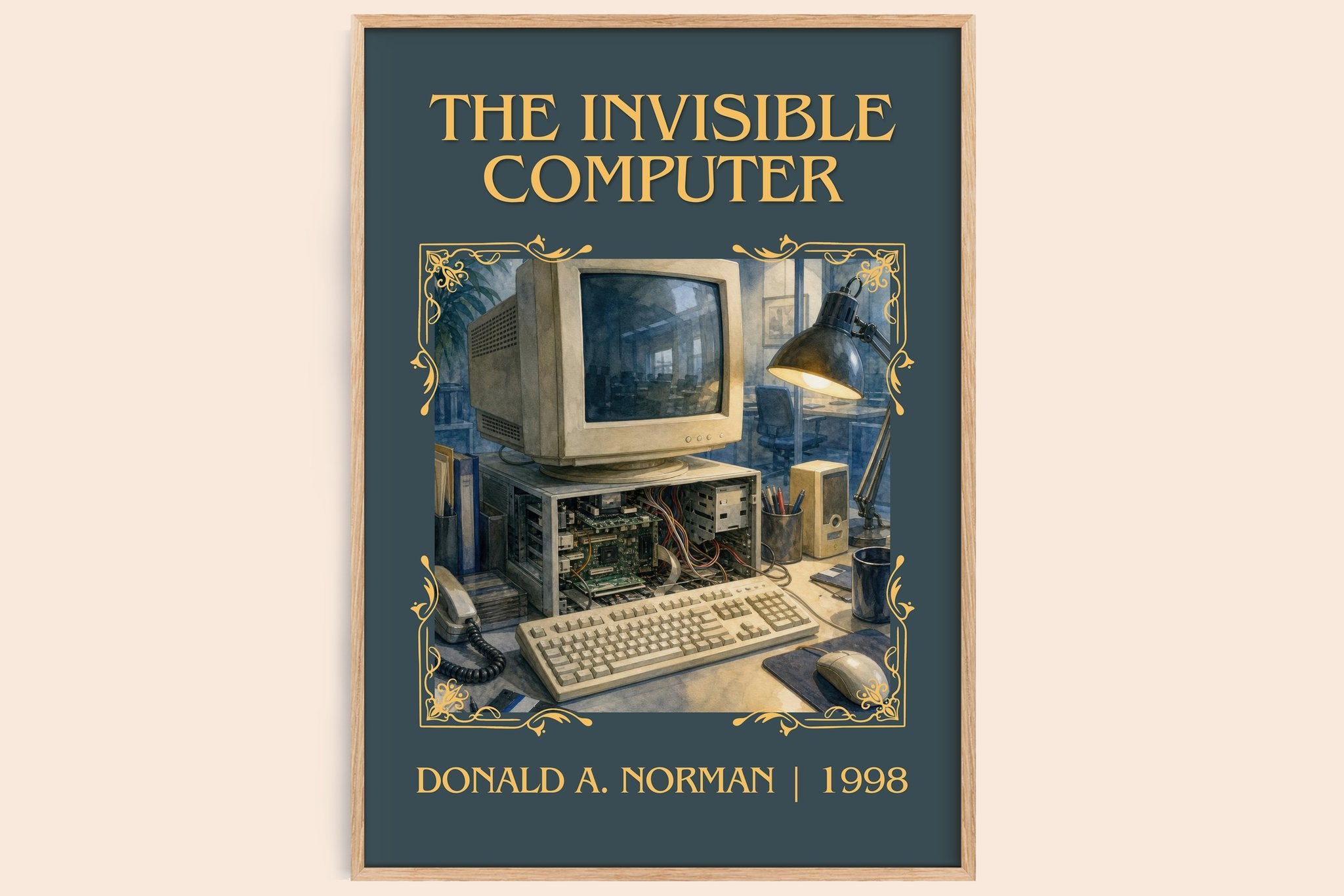 The invisible computer Classic Book Art Print by Donald A. Norman