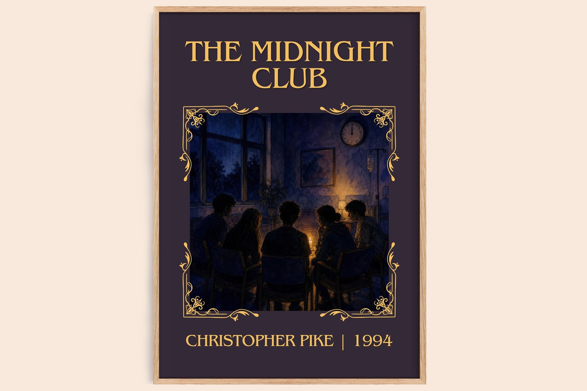 The Midnight Club Classic Book Art Print by Christopher Pike